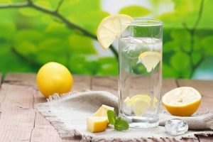 A glass of Lemon tea