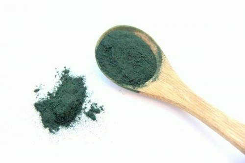 Spirulina face mask